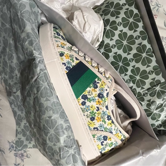 NIB Kate Spade Izzy Sneakers Floral Medley Parch Size 7.5 RV $118 - Picture 4 of 7